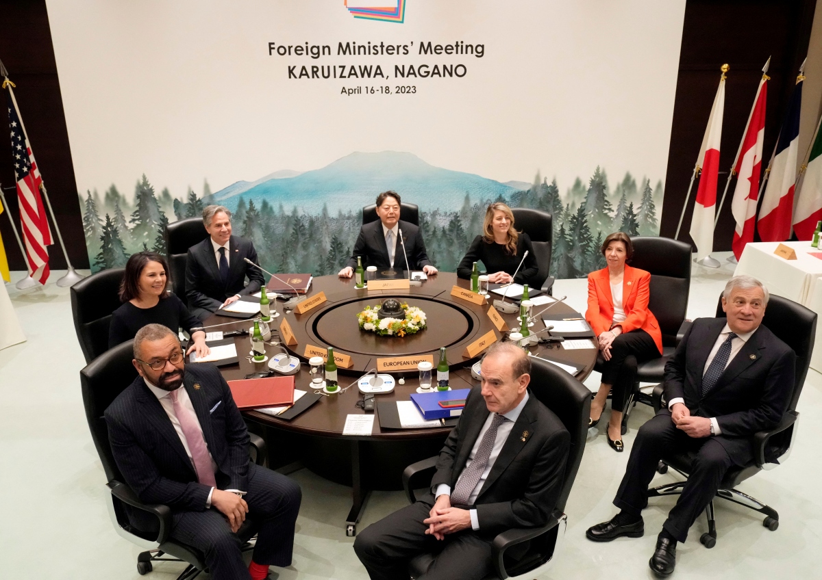 Hội nghị Ngoại trưởng G7: Buổi tổng duyệt cam kết an ninh của các thành viên